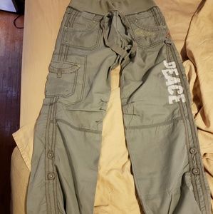 Army Green GAP Track Pants